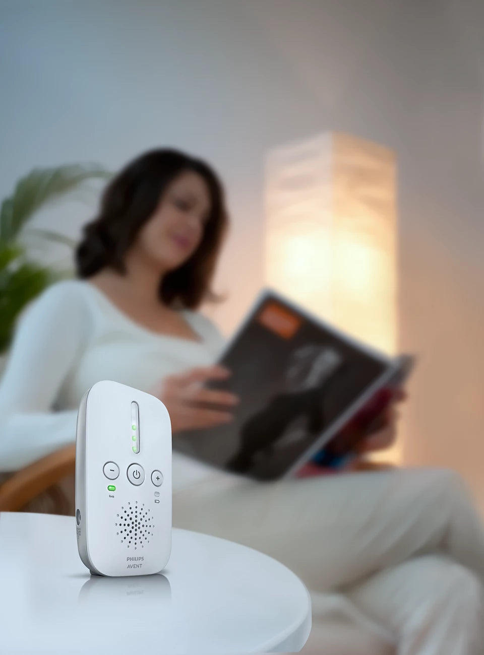 Monitor audio DECT pentru bebeluşi SCD502/26